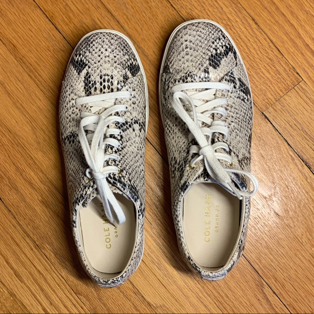 Cole Haan Grand OS Snakeprint Fashion Sneakers